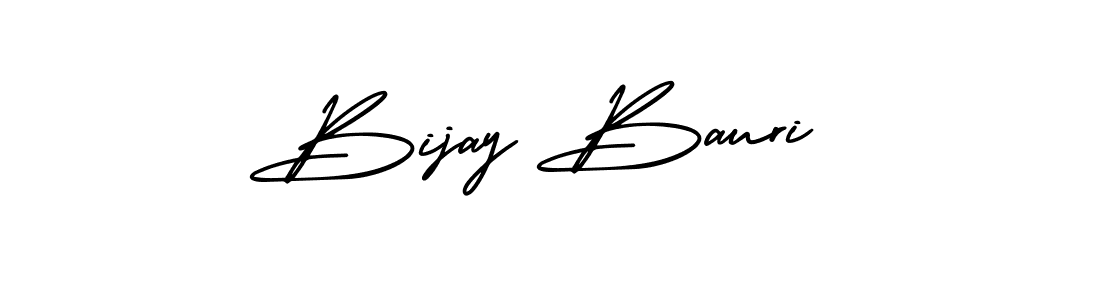 Make a beautiful signature design for name Bijay Bauri. With this signature (AmerikaSignatureDemo-Regular) style, you can create a handwritten signature for free. Bijay Bauri signature style 3 images and pictures png