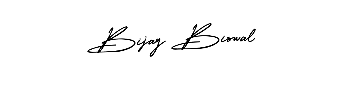 Use a signature maker to create a handwritten signature online. With this signature software, you can design (AmerikaSignatureDemo-Regular) your own signature for name Bijay Biswal. Bijay Biswal signature style 3 images and pictures png