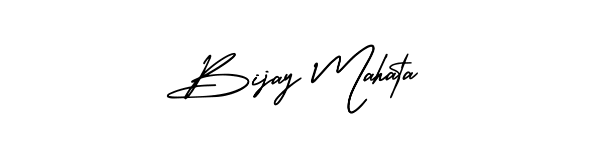 Make a beautiful signature design for name Bijay Mahata. With this signature (AmerikaSignatureDemo-Regular) style, you can create a handwritten signature for free. Bijay Mahata signature style 3 images and pictures png