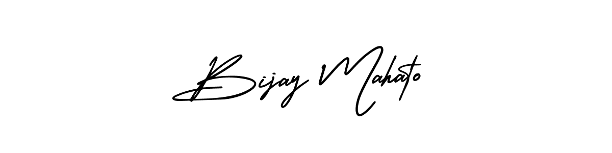 How to make Bijay Mahato signature? AmerikaSignatureDemo-Regular is a professional autograph style. Create handwritten signature for Bijay Mahato name. Bijay Mahato signature style 3 images and pictures png