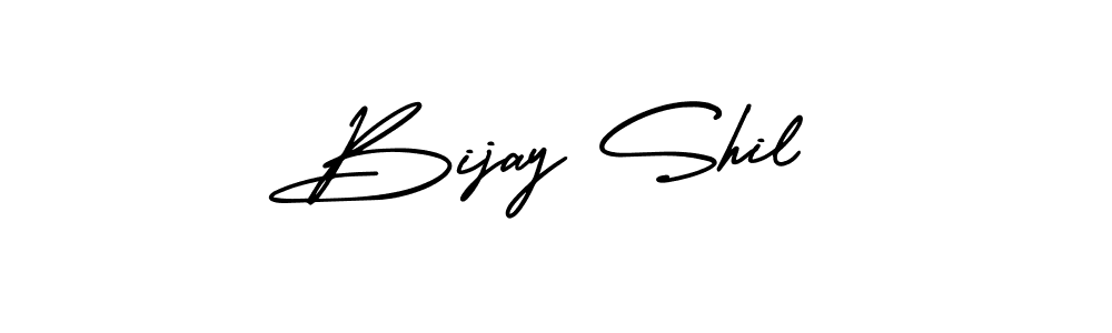 Design your own signature with our free online signature maker. With this signature software, you can create a handwritten (AmerikaSignatureDemo-Regular) signature for name Bijay Shil. Bijay Shil signature style 3 images and pictures png