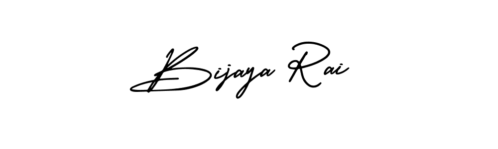 How to make Bijaya Rai signature? AmerikaSignatureDemo-Regular is a professional autograph style. Create handwritten signature for Bijaya Rai name. Bijaya Rai signature style 3 images and pictures png