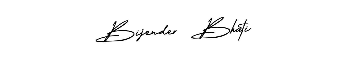 Also we have Bijender  Bhati name is the best signature style. Create professional handwritten signature collection using AmerikaSignatureDemo-Regular autograph style. Bijender  Bhati signature style 3 images and pictures png