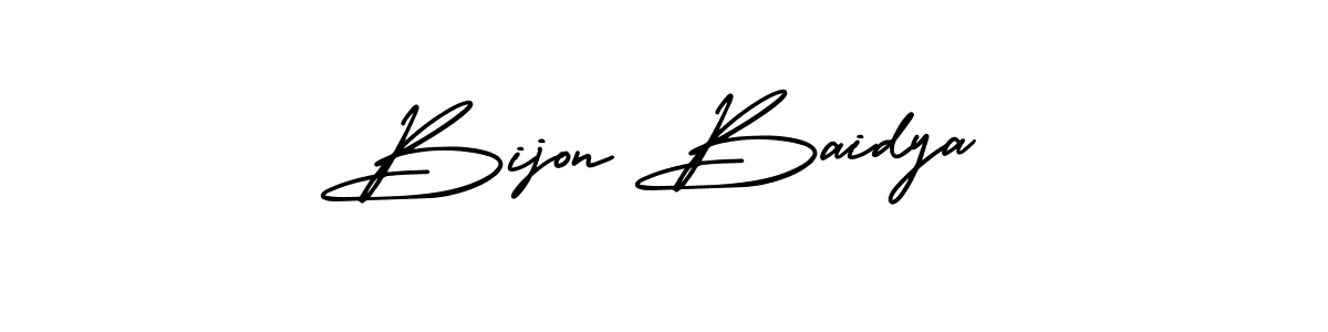 if you are searching for the best signature style for your name Bijon Baidya. so please give up your signature search. here we have designed multiple signature styles  using AmerikaSignatureDemo-Regular. Bijon Baidya signature style 3 images and pictures png