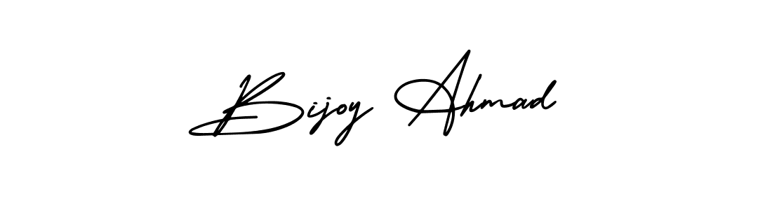 This is the best signature style for the Bijoy Ahmad name. Also you like these signature font (AmerikaSignatureDemo-Regular). Mix name signature. Bijoy Ahmad signature style 3 images and pictures png