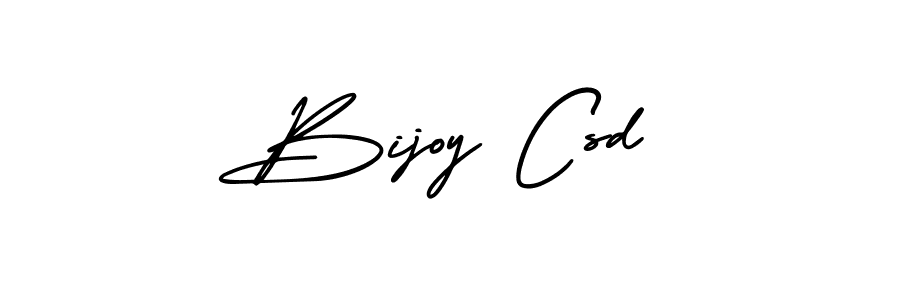 Design your own signature with our free online signature maker. With this signature software, you can create a handwritten (AmerikaSignatureDemo-Regular) signature for name Bijoy Csd. Bijoy Csd signature style 3 images and pictures png