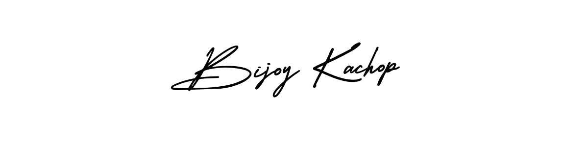Design your own signature with our free online signature maker. With this signature software, you can create a handwritten (AmerikaSignatureDemo-Regular) signature for name Bijoy Kachop. Bijoy Kachop signature style 3 images and pictures png