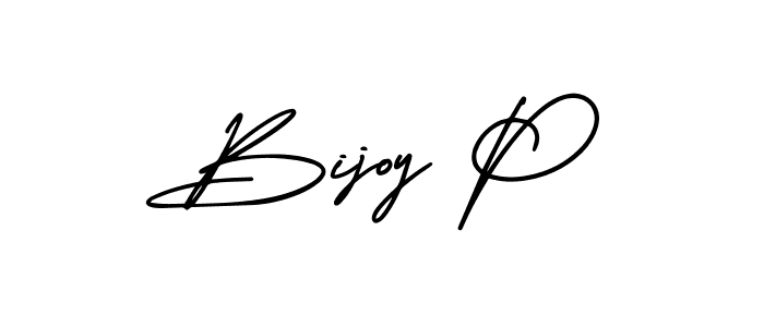 Best and Professional Signature Style for Bijoy P. AmerikaSignatureDemo-Regular Best Signature Style Collection. Bijoy P signature style 3 images and pictures png