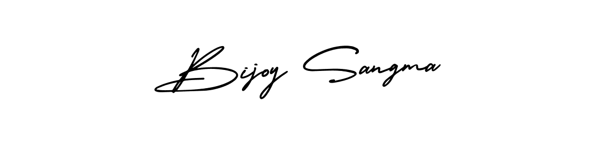 Design your own signature with our free online signature maker. With this signature software, you can create a handwritten (AmerikaSignatureDemo-Regular) signature for name Bijoy Sangma. Bijoy Sangma signature style 3 images and pictures png