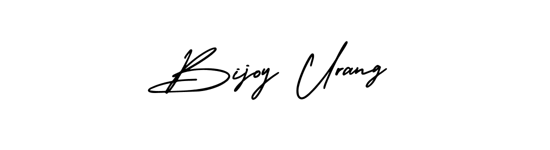 How to make Bijoy Urang signature? AmerikaSignatureDemo-Regular is a professional autograph style. Create handwritten signature for Bijoy Urang name. Bijoy Urang signature style 3 images and pictures png