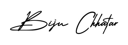 Make a beautiful signature design for name Biju Chhatar. Use this online signature maker to create a handwritten signature for free. Biju Chhatar signature style 3 images and pictures png