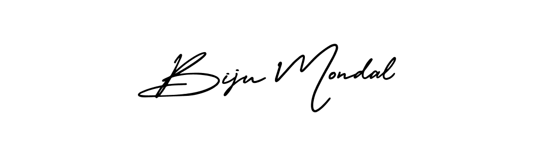 It looks lik you need a new signature style for name Biju Mondal. Design unique handwritten (AmerikaSignatureDemo-Regular) signature with our free signature maker in just a few clicks. Biju Mondal signature style 3 images and pictures png