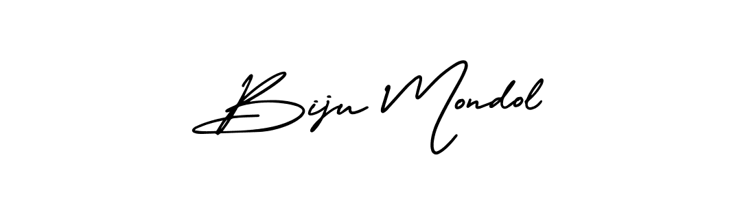 How to Draw Biju Mondol signature style? AmerikaSignatureDemo-Regular is a latest design signature styles for name Biju Mondol. Biju Mondol signature style 3 images and pictures png