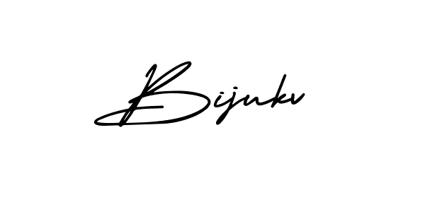 Use a signature maker to create a handwritten signature online. With this signature software, you can design (AmerikaSignatureDemo-Regular) your own signature for name Bijukv. Bijukv signature style 3 images and pictures png