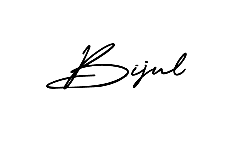 Use a signature maker to create a handwritten signature online. With this signature software, you can design (AmerikaSignatureDemo-Regular) your own signature for name Bijul. Bijul signature style 3 images and pictures png