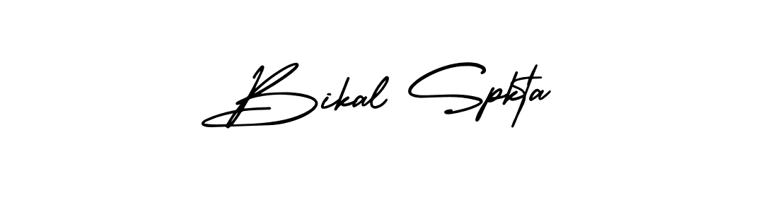 Create a beautiful signature design for name Bikal Spkta. With this signature (AmerikaSignatureDemo-Regular) fonts, you can make a handwritten signature for free. Bikal Spkta signature style 3 images and pictures png