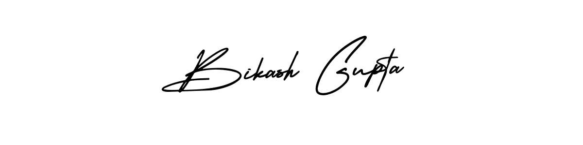 Make a beautiful signature design for name Bikash Gupta. With this signature (AmerikaSignatureDemo-Regular) style, you can create a handwritten signature for free. Bikash Gupta signature style 3 images and pictures png
