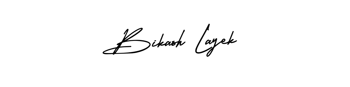 Also You can easily find your signature by using the search form. We will create Bikash Layek name handwritten signature images for you free of cost using AmerikaSignatureDemo-Regular sign style. Bikash Layek signature style 3 images and pictures png