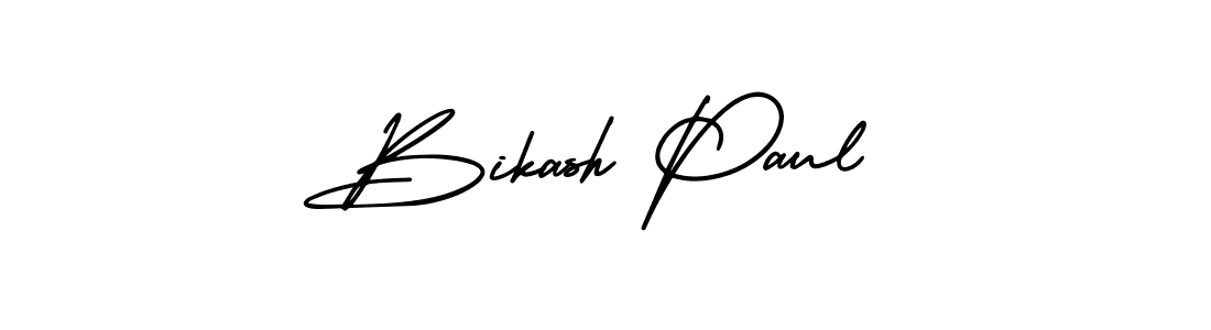 Use a signature maker to create a handwritten signature online. With this signature software, you can design (AmerikaSignatureDemo-Regular) your own signature for name Bikash Paul. Bikash Paul signature style 3 images and pictures png