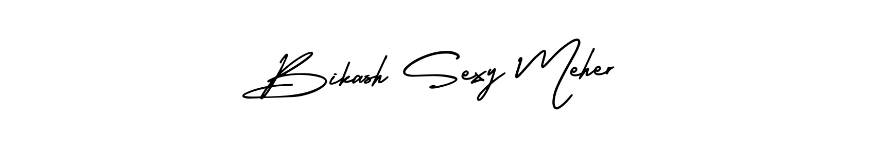 Make a beautiful signature design for name Bikash Sexy Meher. With this signature (AmerikaSignatureDemo-Regular) style, you can create a handwritten signature for free. Bikash Sexy Meher signature style 3 images and pictures png