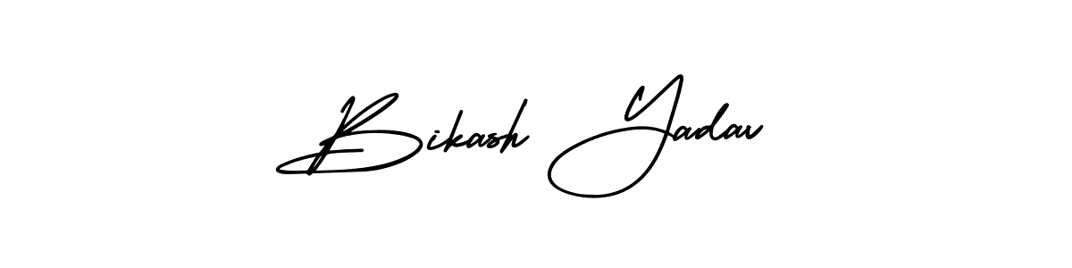 AmerikaSignatureDemo-Regular is a professional signature style that is perfect for those who want to add a touch of class to their signature. It is also a great choice for those who want to make their signature more unique. Get Bikash Yadav name to fancy signature for free. Bikash Yadav signature style 3 images and pictures png