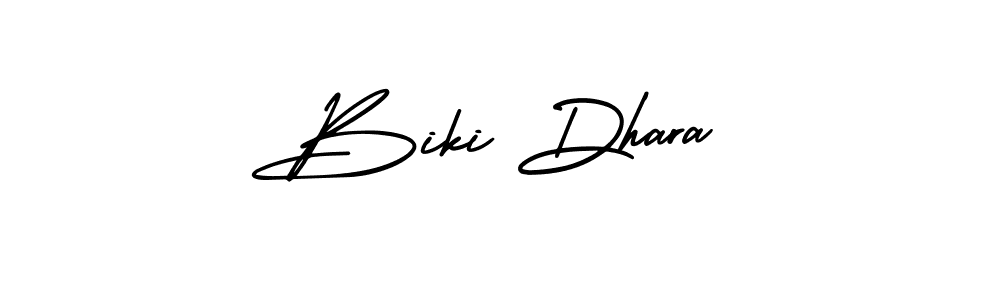 if you are searching for the best signature style for your name Biki Dhara. so please give up your signature search. here we have designed multiple signature styles  using AmerikaSignatureDemo-Regular. Biki Dhara signature style 3 images and pictures png