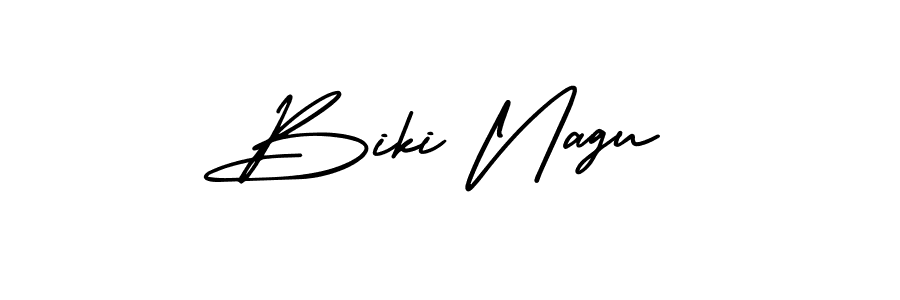 AmerikaSignatureDemo-Regular is a professional signature style that is perfect for those who want to add a touch of class to their signature. It is also a great choice for those who want to make their signature more unique. Get Biki Nagu name to fancy signature for free. Biki Nagu signature style 3 images and pictures png