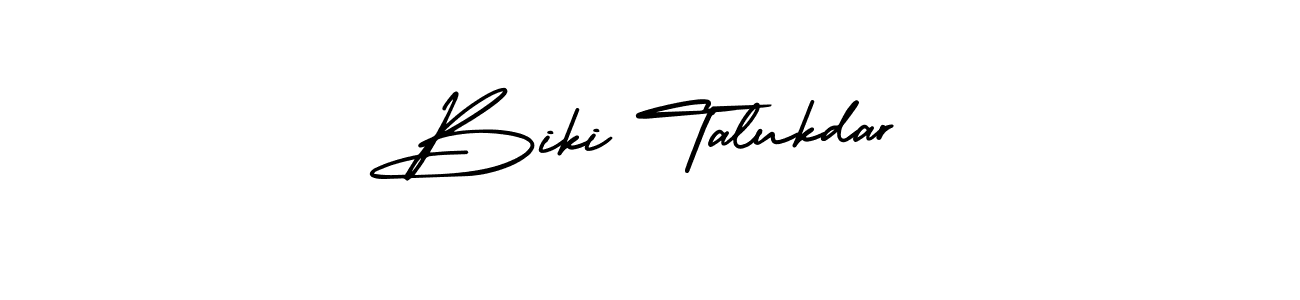 Make a short Biki Talukdar signature style. Manage your documents anywhere anytime using AmerikaSignatureDemo-Regular. Create and add eSignatures, submit forms, share and send files easily. Biki Talukdar signature style 3 images and pictures png