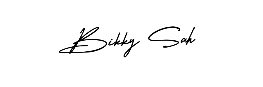 Here are the top 10 professional signature styles for the name Bikky Sah. These are the best autograph styles you can use for your name. Bikky Sah signature style 3 images and pictures png