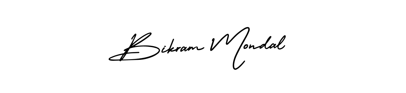 Also we have Bikram Mondal name is the best signature style. Create professional handwritten signature collection using AmerikaSignatureDemo-Regular autograph style. Bikram Mondal signature style 3 images and pictures png