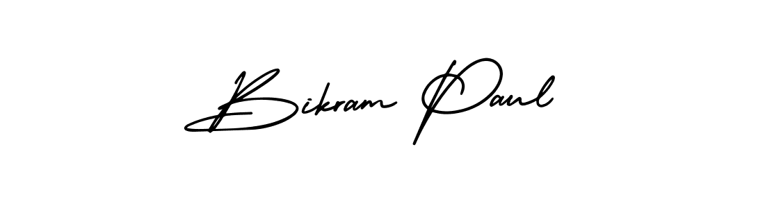 It looks lik you need a new signature style for name Bikram Paul. Design unique handwritten (AmerikaSignatureDemo-Regular) signature with our free signature maker in just a few clicks. Bikram Paul signature style 3 images and pictures png