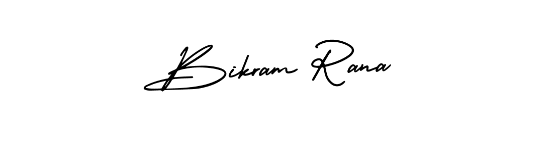 AmerikaSignatureDemo-Regular is a professional signature style that is perfect for those who want to add a touch of class to their signature. It is also a great choice for those who want to make their signature more unique. Get Bikram Rana name to fancy signature for free. Bikram Rana signature style 3 images and pictures png