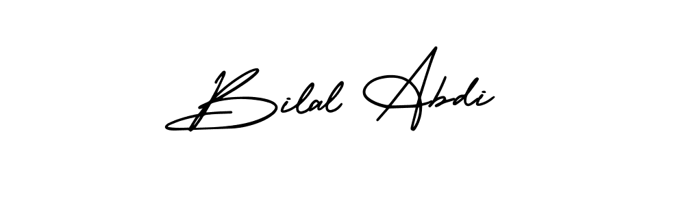 This is the best signature style for the Bilal Abdi name. Also you like these signature font (AmerikaSignatureDemo-Regular). Mix name signature. Bilal Abdi signature style 3 images and pictures png