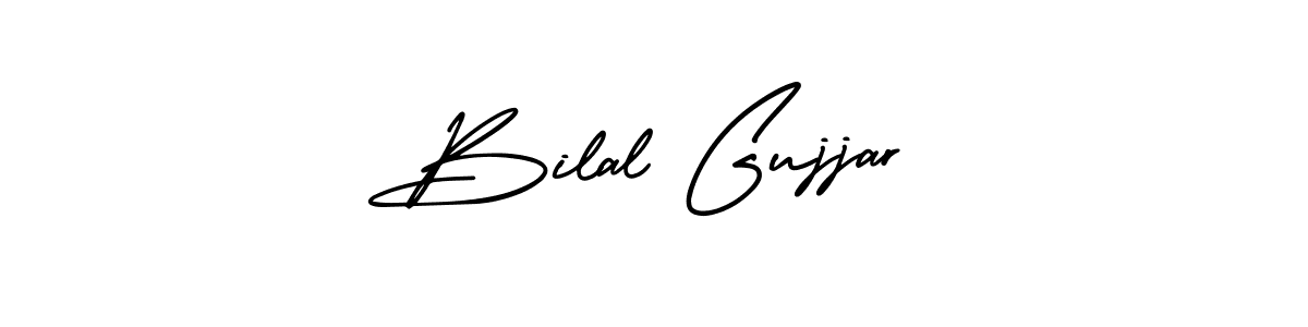 Design your own signature with our free online signature maker. With this signature software, you can create a handwritten (AmerikaSignatureDemo-Regular) signature for name Bilal Gujjar. Bilal Gujjar signature style 3 images and pictures png