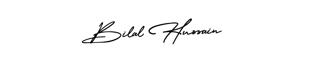 Make a beautiful signature design for name Bilal Hussain. Use this online signature maker to create a handwritten signature for free. Bilal Hussain signature style 3 images and pictures png