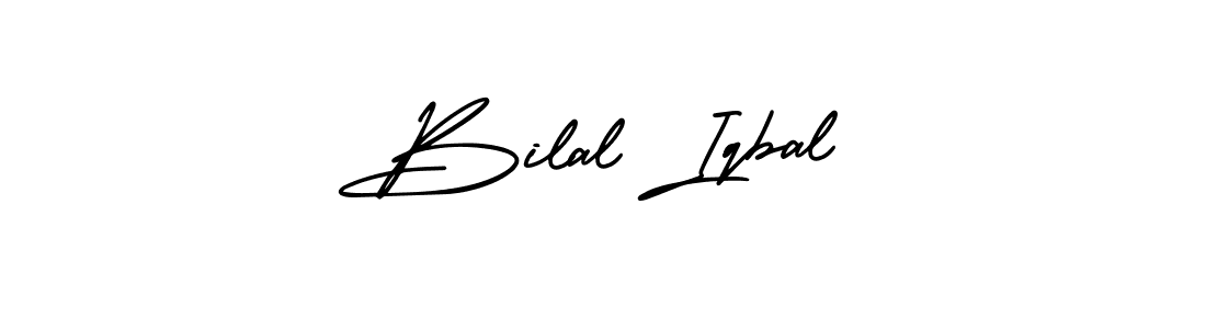 How to make Bilal Iqbal signature? AmerikaSignatureDemo-Regular is a professional autograph style. Create handwritten signature for Bilal Iqbal name. Bilal Iqbal signature style 3 images and pictures png