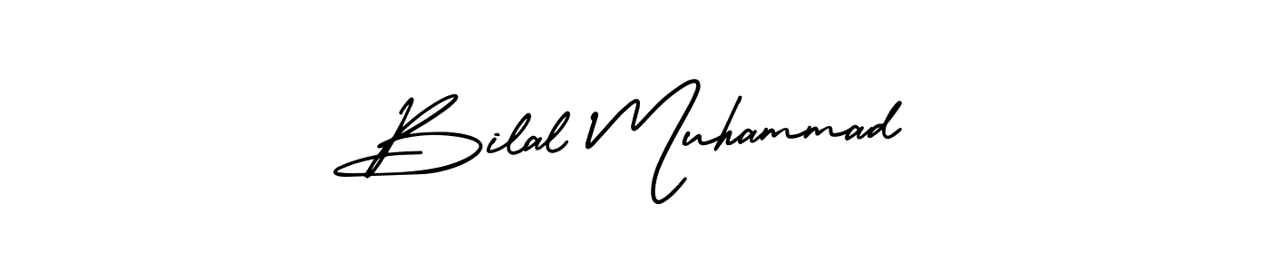 AmerikaSignatureDemo-Regular is a professional signature style that is perfect for those who want to add a touch of class to their signature. It is also a great choice for those who want to make their signature more unique. Get Bilal Muhammad name to fancy signature for free. Bilal Muhammad signature style 3 images and pictures png