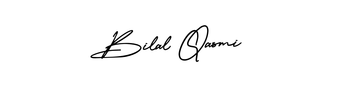 Similarly AmerikaSignatureDemo-Regular is the best handwritten signature design. Signature creator online .You can use it as an online autograph creator for name Bilal Qasmi. Bilal Qasmi signature style 3 images and pictures png