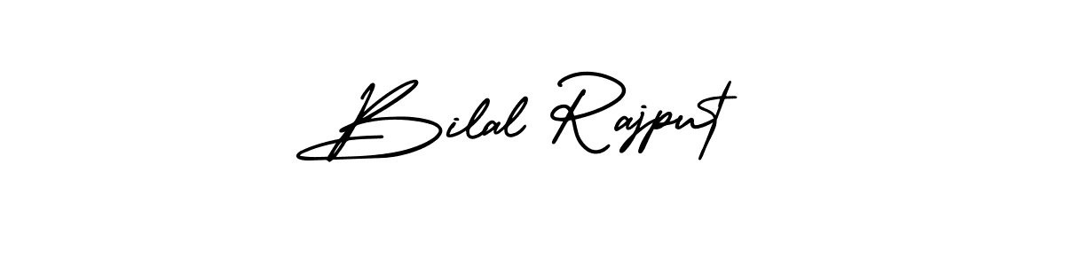 Create a beautiful signature design for name Bilal Rajput. With this signature (AmerikaSignatureDemo-Regular) fonts, you can make a handwritten signature for free. Bilal Rajput signature style 3 images and pictures png