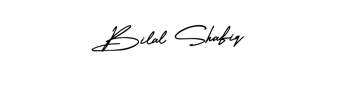 How to make Bilal Shafiq signature? AmerikaSignatureDemo-Regular is a professional autograph style. Create handwritten signature for Bilal Shafiq name. Bilal Shafiq signature style 3 images and pictures png