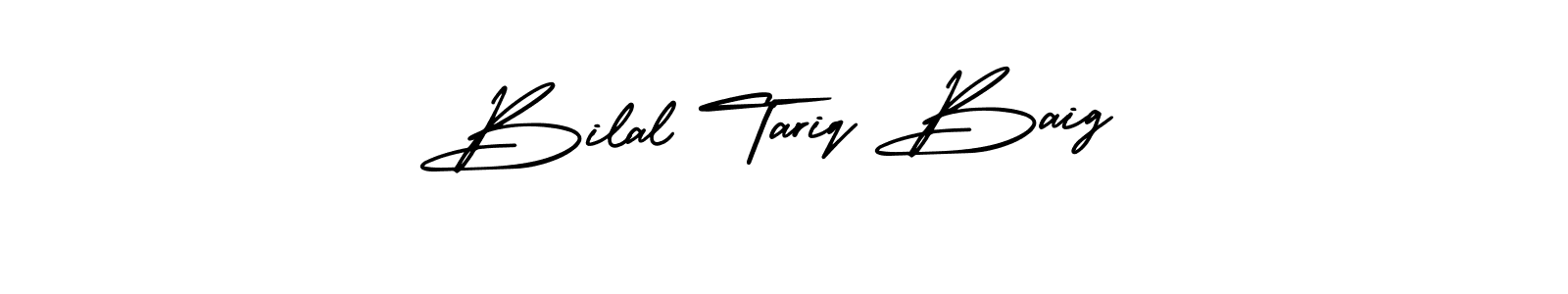 It looks lik you need a new signature style for name Bilal Tariq Baig. Design unique handwritten (AmerikaSignatureDemo-Regular) signature with our free signature maker in just a few clicks. Bilal Tariq Baig signature style 3 images and pictures png