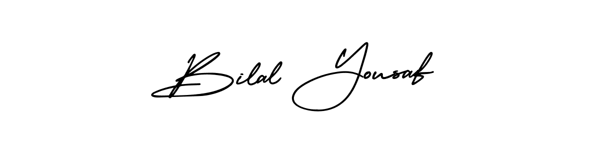 It looks lik you need a new signature style for name Bilal Yousaf. Design unique handwritten (AmerikaSignatureDemo-Regular) signature with our free signature maker in just a few clicks. Bilal Yousaf signature style 3 images and pictures png