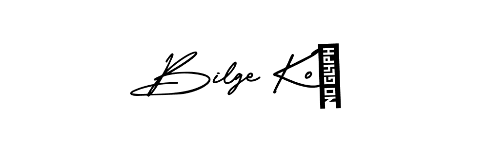 Design your own signature with our free online signature maker. With this signature software, you can create a handwritten (AmerikaSignatureDemo-Regular) signature for name Bilge Koç. Bilge Koç signature style 3 images and pictures png