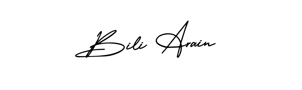 See photos of Bili Arain official signature by Spectra . Check more albums & portfolios. Read reviews & check more about AmerikaSignatureDemo-Regular font. Bili Arain signature style 3 images and pictures png