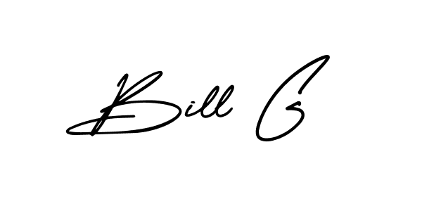 How to make Bill G signature? AmerikaSignatureDemo-Regular is a professional autograph style. Create handwritten signature for Bill G name. Bill G signature style 3 images and pictures png