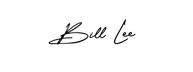 Make a beautiful signature design for name Bill Lee. With this signature (AmerikaSignatureDemo-Regular) style, you can create a handwritten signature for free. Bill Lee signature style 3 images and pictures png