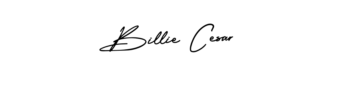 It looks lik you need a new signature style for name Billie Cesar. Design unique handwritten (AmerikaSignatureDemo-Regular) signature with our free signature maker in just a few clicks. Billie Cesar signature style 3 images and pictures png