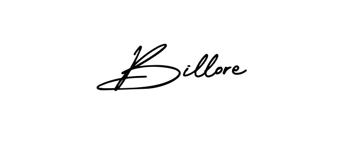 How to Draw Billore signature style? AmerikaSignatureDemo-Regular is a latest design signature styles for name Billore. Billore signature style 3 images and pictures png