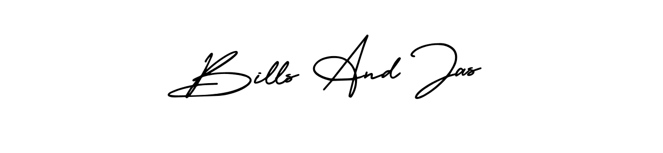Also we have Bills And Jas name is the best signature style. Create professional handwritten signature collection using AmerikaSignatureDemo-Regular autograph style. Bills And Jas signature style 3 images and pictures png