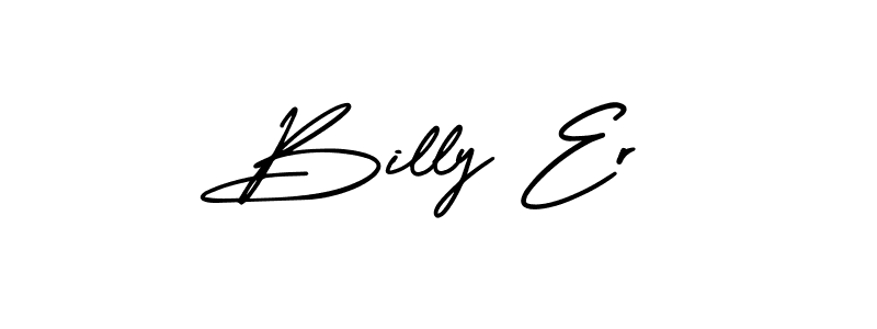 This is the best signature style for the Billy Er name. Also you like these signature font (AmerikaSignatureDemo-Regular). Mix name signature. Billy Er signature style 3 images and pictures png